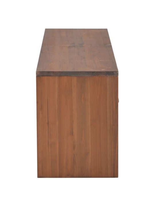 Tv skapītis ar 4 atvilktnēm, 120x30x40 cm, egles masīvkoks