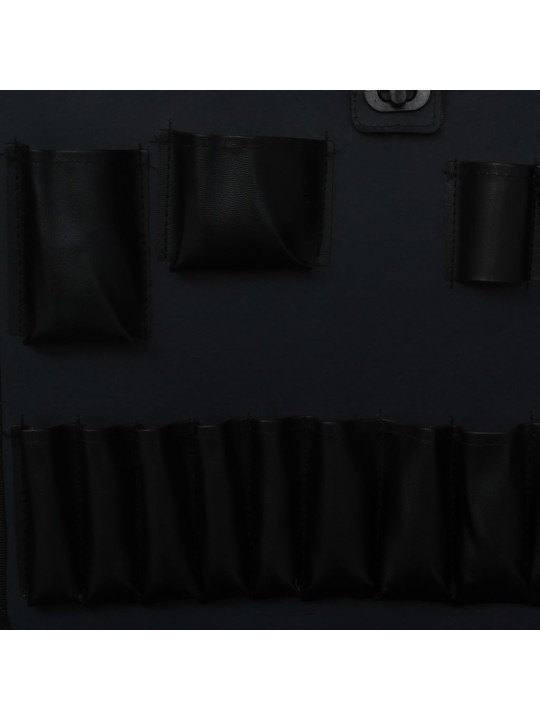 Instrumentu koferis, 46x33x16 cm, melns, alumīnijs