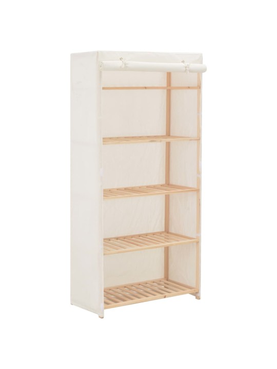 Skapis, 79x40x170 cm, balts audums