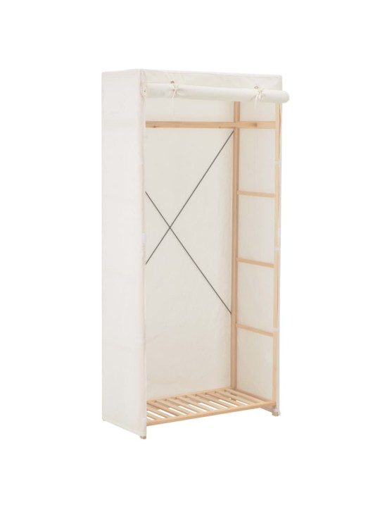 Skapis, 79x40x170 cm, balts audums