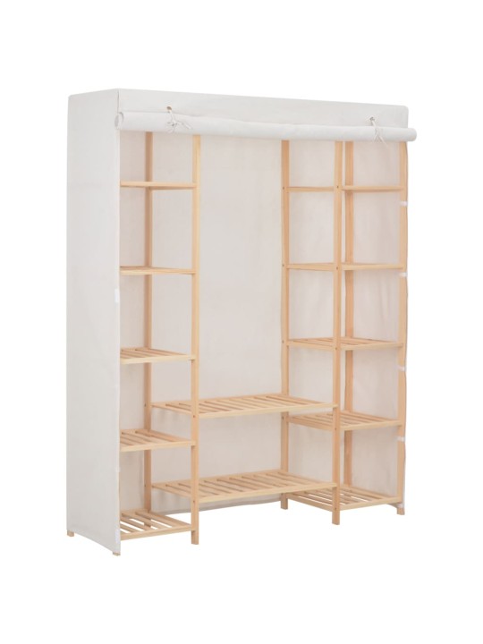 Skapis, 135x40x170 cm, balts audums