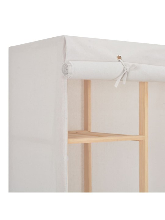 Skapis, 135x40x170 cm, balts audums