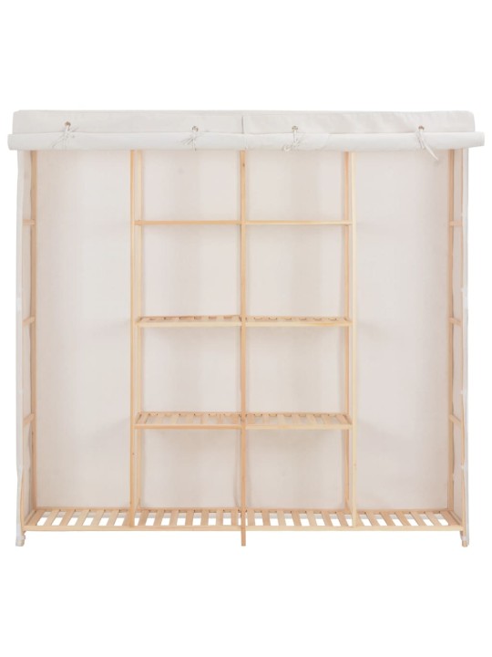 Skapis, 173x40x170 cm, balts audums