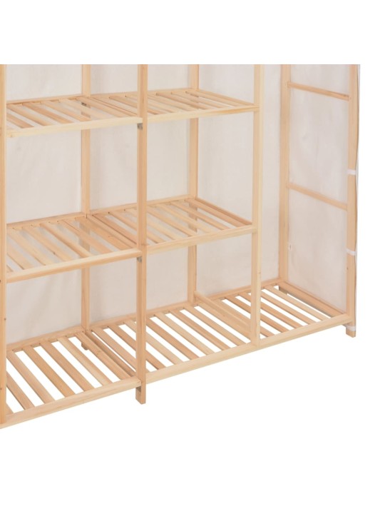 Skapis, 173x40x170 cm, balts audums