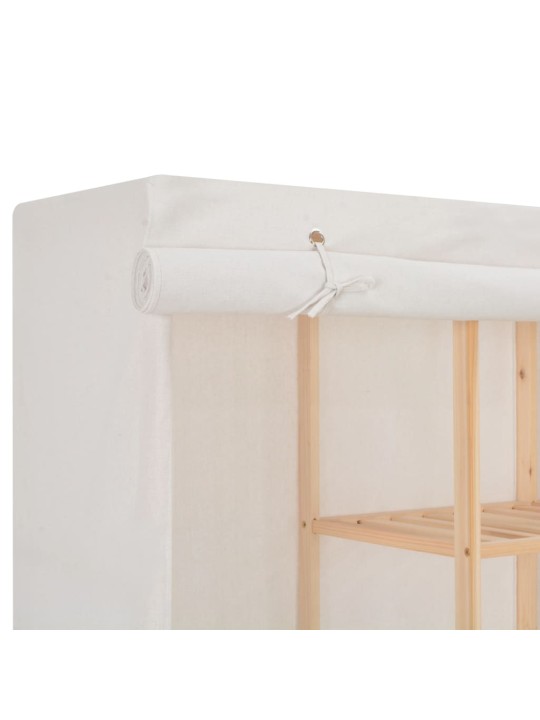 Skapis, 173x40x170 cm, balts audums