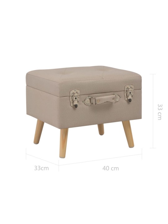 Sols ar kasti, 40 cm, bēšs audums