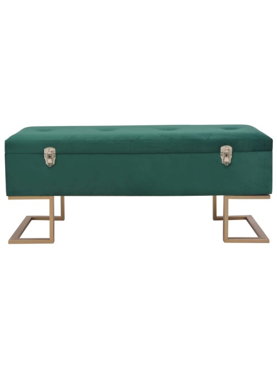 Sols ar kasti, 105 cm, zaļš samts