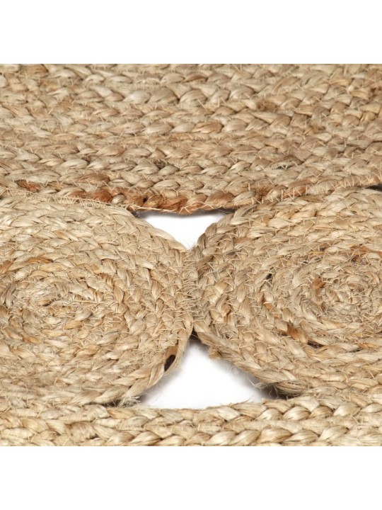 Pīts paklājs, 120 cm, džuta, roku darbs