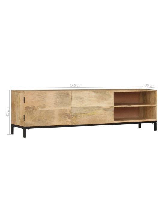 Tv galdiņš, 145x30x41 cm, mango masīvkoks