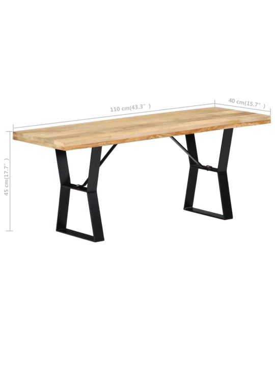Sols, 110 cm, mango masīvkoks