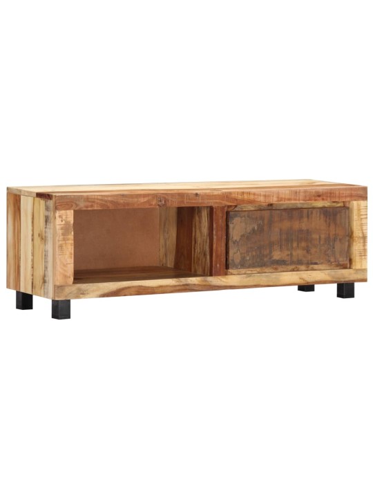 Tv skapītis, 100x30x33 cm, pārstrādāts masīvkoks