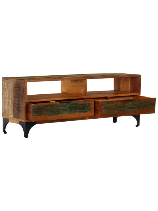 Tv skapītis, 118x35x45 cm, pārstrādāts masīvkoks