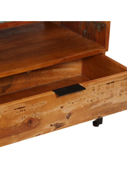 Tv skapītis, 118x35x45 cm, pārstrādāts masīvkoks