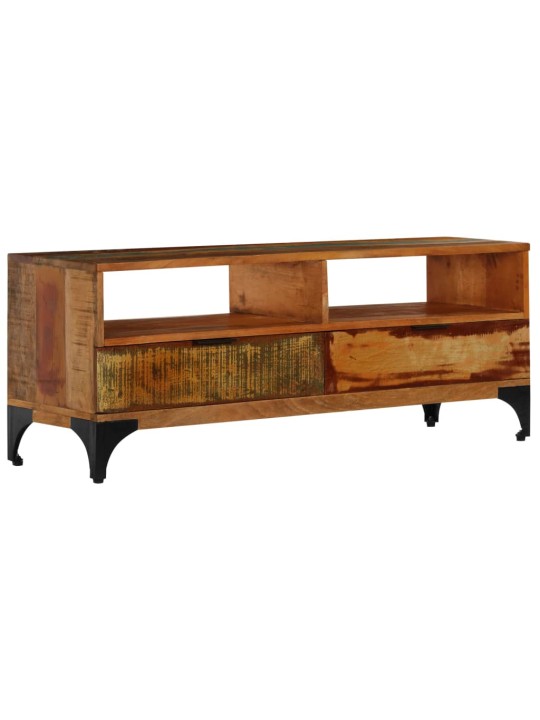 Tv skapītis, 118x35x45 cm, pārstrādāts masīvkoks