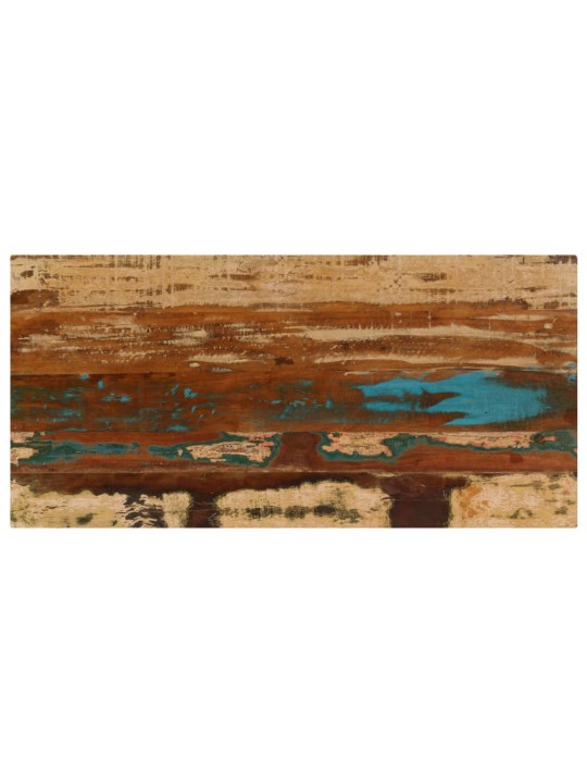 Kafijas galdiņš, 100x50x35 cm, pārstrādāts masīvkoks un tērauds
