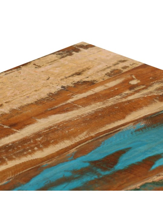 Kafijas galdiņš, 100x50x35 cm, pārstrādāts masīvkoks un tērauds
