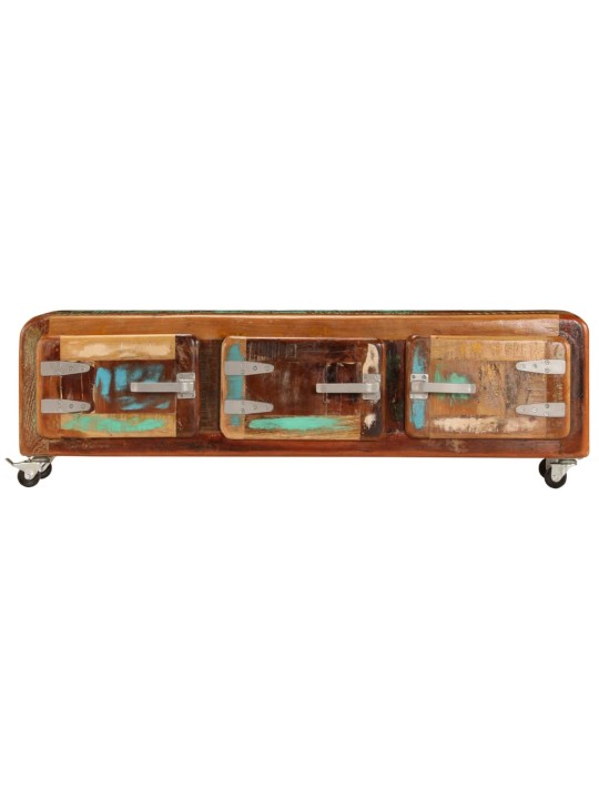 Tv skapītis, 120x30x37 cm, pārstrādāts masīvkoks