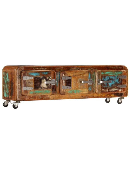 Tv skapītis, 120x30x37 cm, pārstrādāts masīvkoks