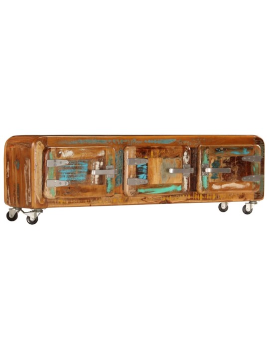 Tv skapītis, 120x30x37 cm, pārstrādāts masīvkoks