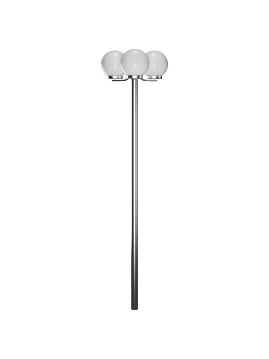 Dārza lampas stabs ar 3 lampām, 220 cm