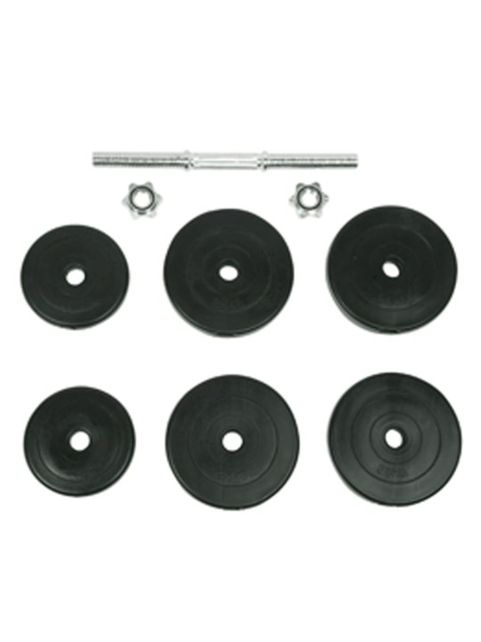 1 hantele 15 kg ar 6 svaru diskiem