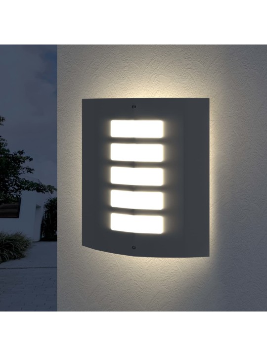 2 sienas lampas nerūsējošā tērauda 60w