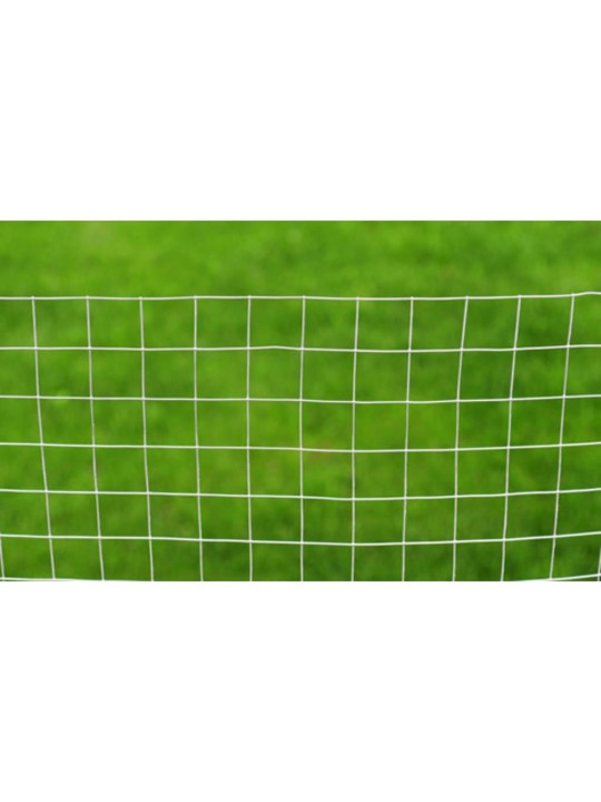 Sieta žogs, cinkots tērauds, kvadrāta, 1x25 m, sudraba krāsā