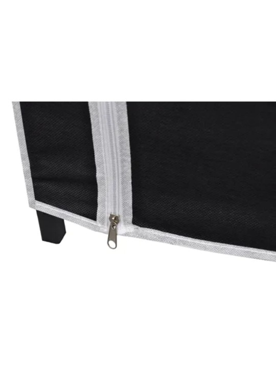 Skapis, saliekams, 110x45x175 cm, melns