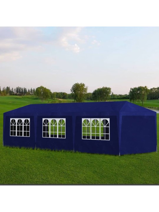 Svinību telts, 3x9 m, zila