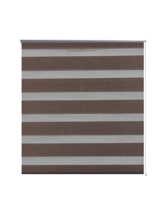 Svītrainas žalūzijas 70 x 120 cm brūna
