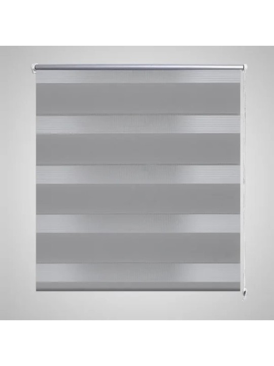Svītrainas žalūzijas 90 x 150 cm pelēkas
