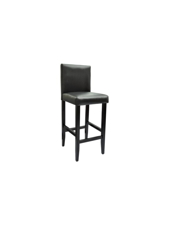Bāra galds 55 x 55 x 107 cm ar 2 bāra krēsliem melns