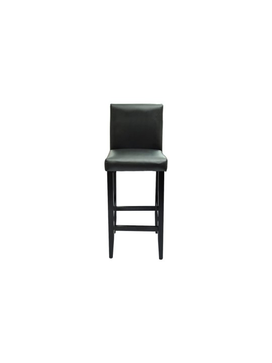 Bāra galds 55 x 55 x 107 cm ar 2 bāra krēsliem melns