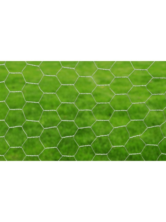Stiepļu žogs, cinkots tērauds, 25x1 m, sudraba krāsā