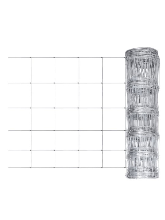 Dārza žogs, cinkots tērauds, 50 m, 80 cm