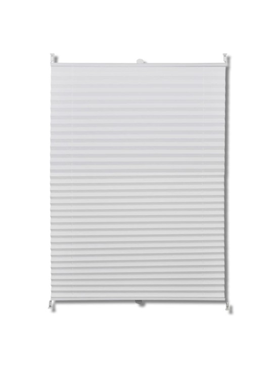 Plisē žalūzijas 40 x 150 cm baltas gofrētas
