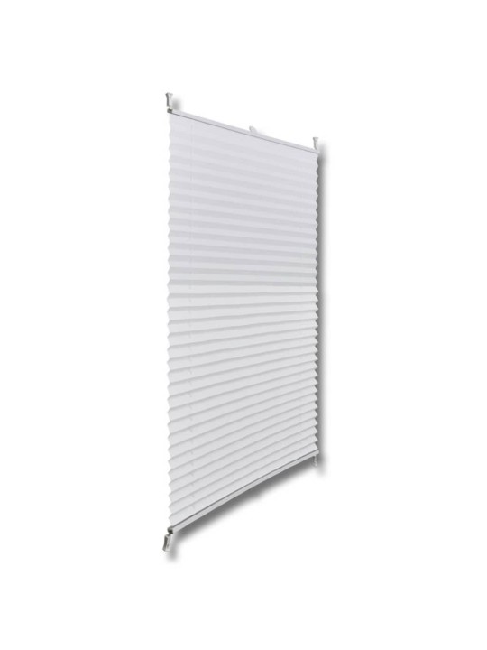 Plisē žalūzijas 40 x 150 cm baltas gofrētas