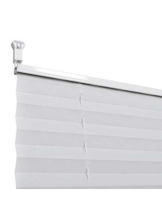 Plisē žalūzijas 40 x 150 cm baltas gofrētas