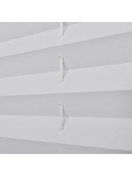 Plisē žalūzijas 40 x 150 cm baltas gofrētas