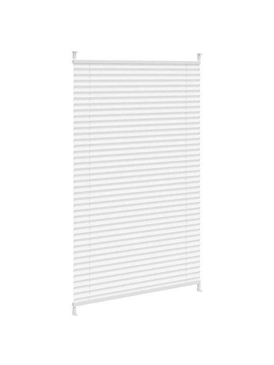 Plisē žalūzijas 70 x 100 cm baltas gofrētas