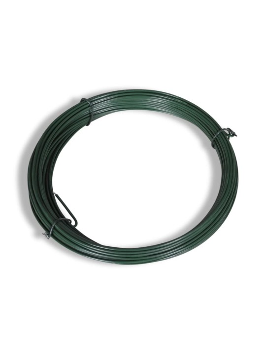 Stiepļu žogs ar stabiem, mietiņiem, tērauds, 1,0x25 m