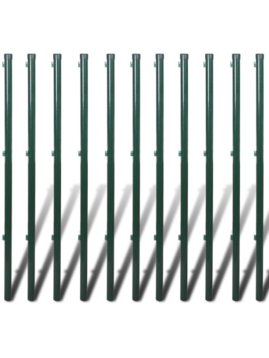 Stiepļu žogs ar stabiem, mietiņiem, tērauds, 1,25x25 m