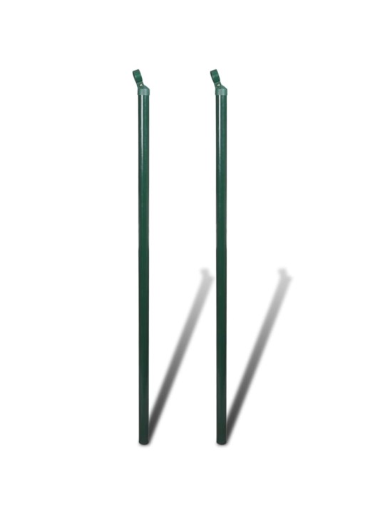Stiepļu žogs ar stabiem, mietiņiem, tērauds, 1,25x25 m