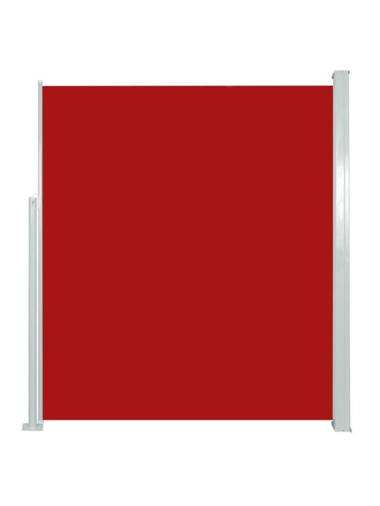 Izvelkama terases sānu markīze, 160x300 cm, sarkana