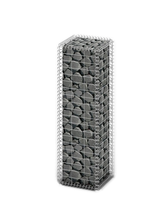 Gabions ar vāku, cinkota stieple, 100x30x30 cm