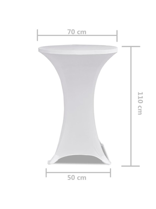 Elastīgs galdauts stāvgaldiem 70 cm 2 gab.