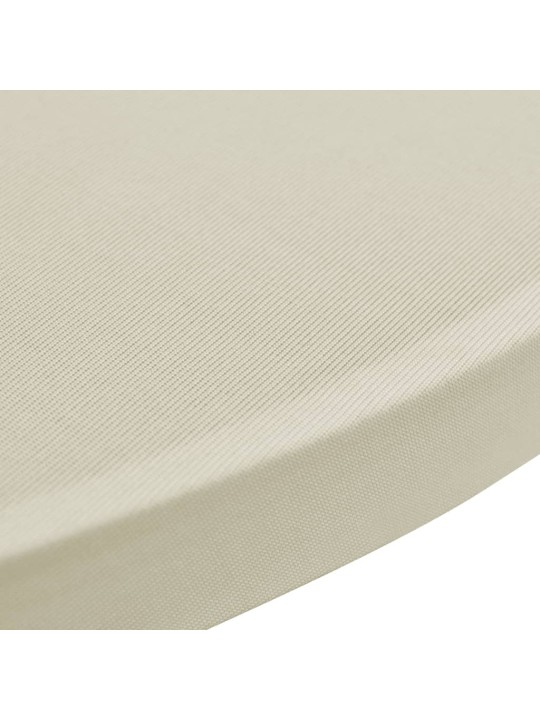 Elastīgs galdauts stāvgaldiem 80 cm 2 gab. bēšs