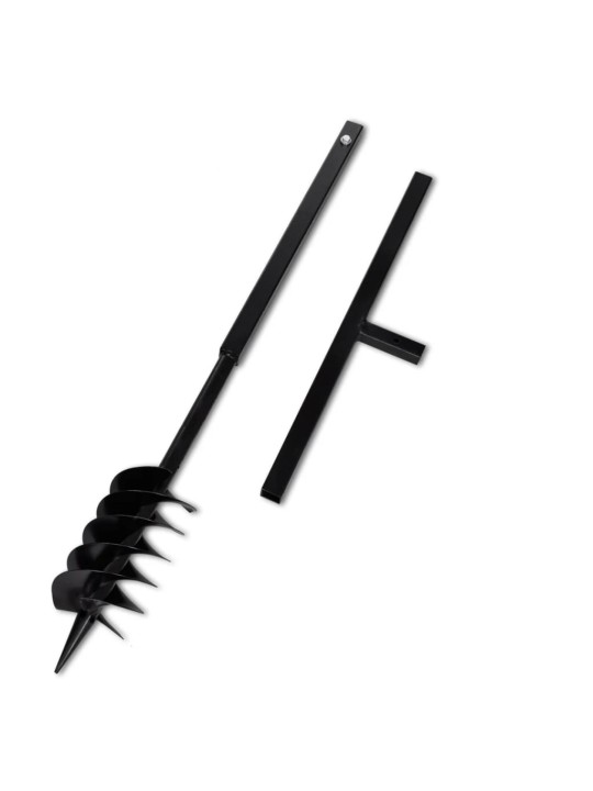Zemes urbis ar rokturi 120 mm un pagarinājuma caurulēm 9 m, tērauds