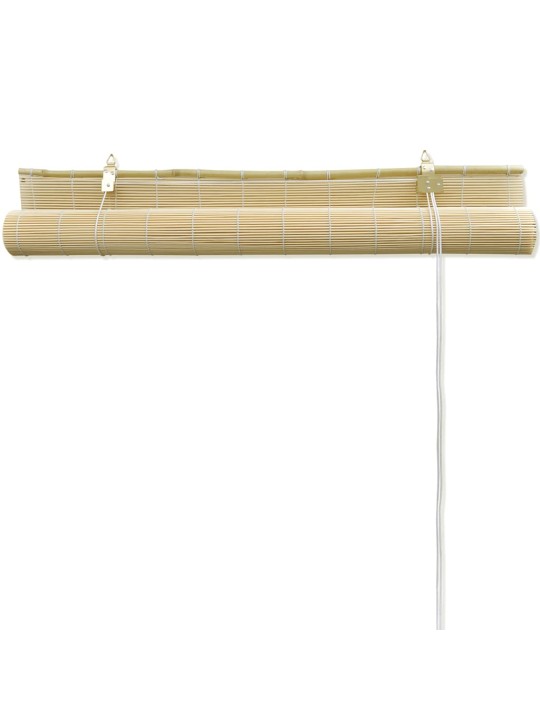 Ruļļu žalūzija, dabīgas krāsas bambuss, 120x220 cm