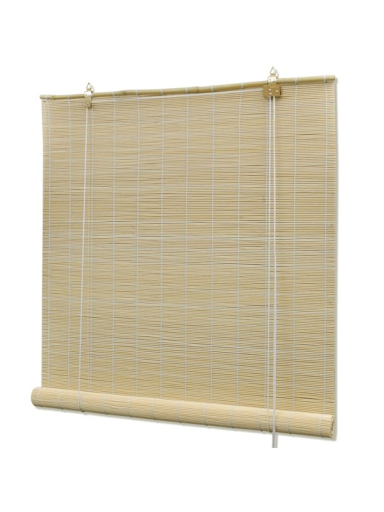 Ruļļu žalūzija, dabīgas krāsas bambuss, 140x160 cm